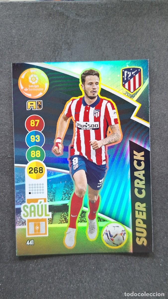 Cromos de f&uacute;tbol: L1 SAUL ATLETICO DE MADRID 441 SUPER CRACK PANINI ADRENALYN XL 2020 2021 20 21