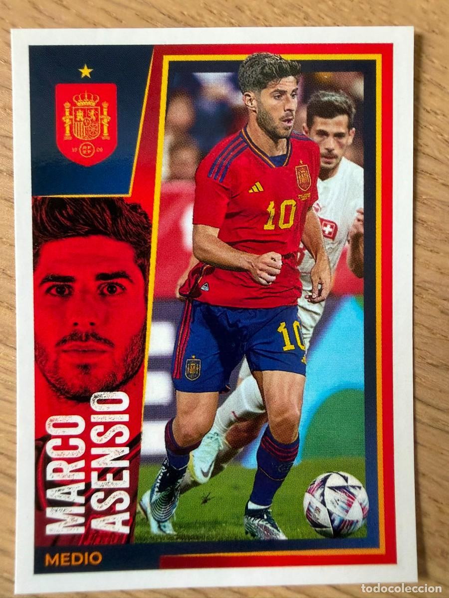 Cromos de f&uacute;tbol: 27 MARCO ASENSIO VAMOS SELECCION CARREFOUR ESPA&Ntilde;A EURO 2024 24 SIN PEGAR PANINI EUROCOPA STICKER