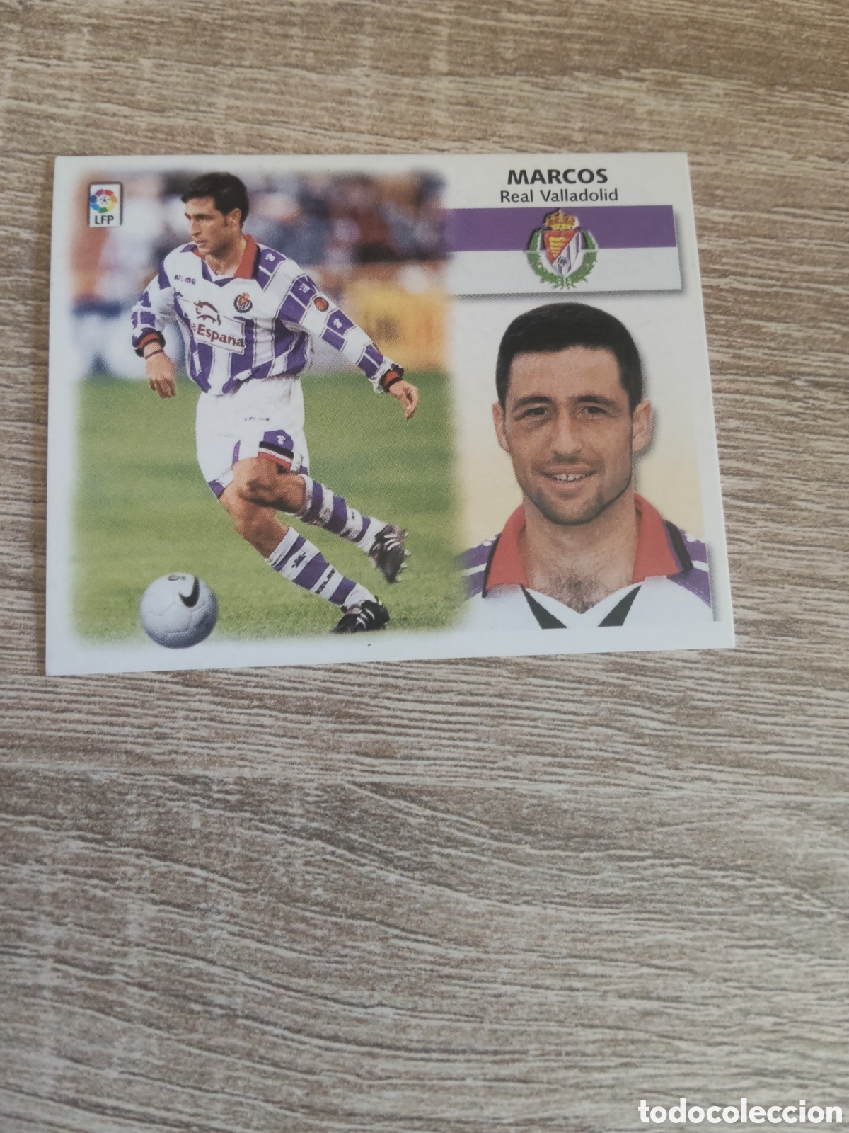 Cromos de f&uacute;tbol: Marcos Real Valladolid liga 1999 2000 99 00 ediciones este