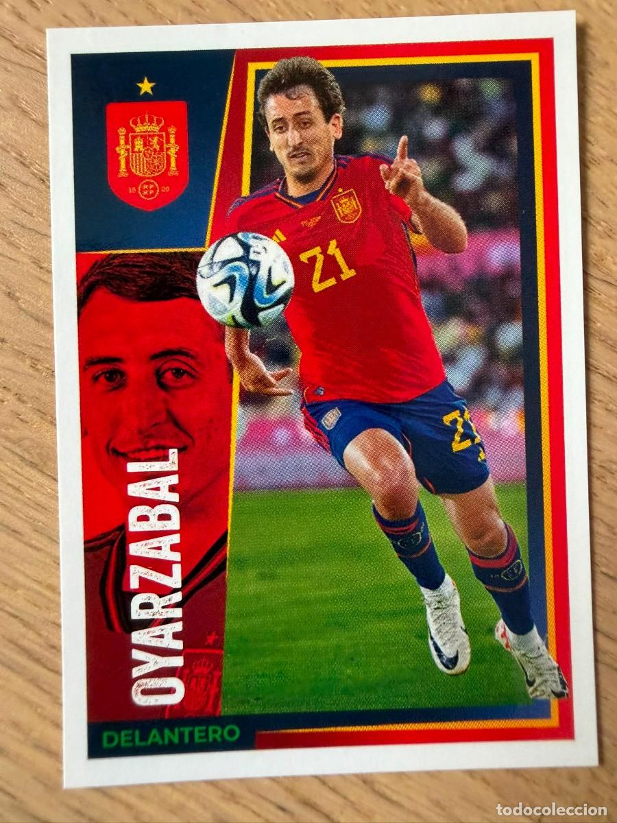 Fu&szlig;ball-Sticker: 30 OYARZABAL VAMOS SELECCION CARREFOUR ESPA&Ntilde;A EURO 2024 24 SIN PEGAR PANINI EUROCOPA STICKER