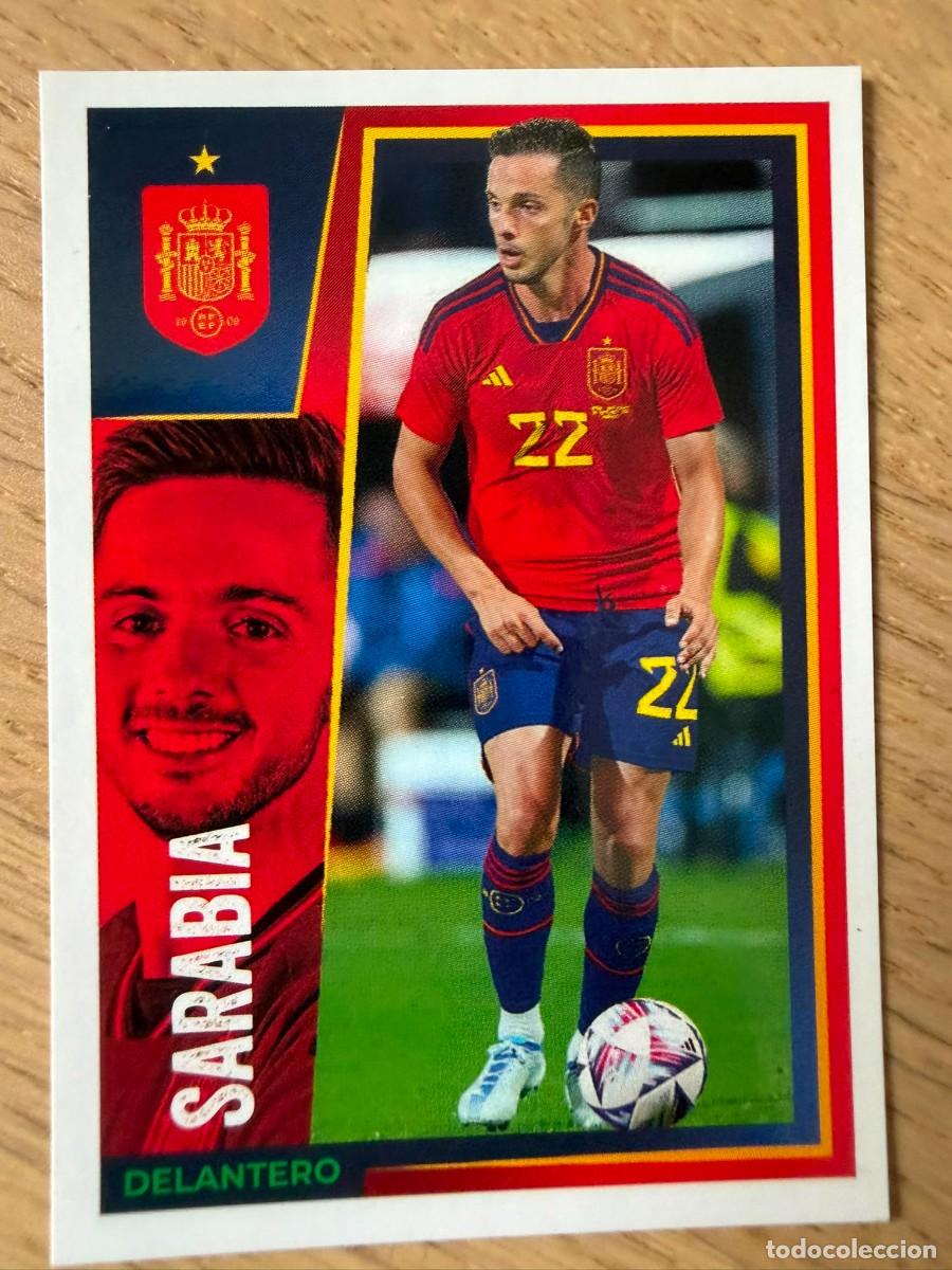 Fu&szlig;ball-Sticker: 33 SARABIA VAMOS SELECCION CARREFOUR ESPA&Ntilde;A EURO 2024 24 SIN PEGAR PANINI EUROCOPA STICKER