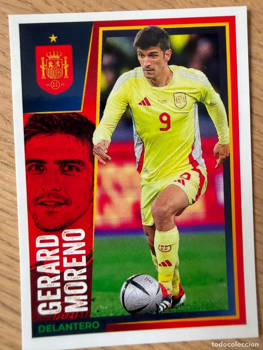 Football Stickers: 34 GERARD MORENO VAMOS SELECCION CARREFOUR ESPA&Ntilde;A EURO 2024 24 SIN PEGAR PANINI EUROCOPA STICKER