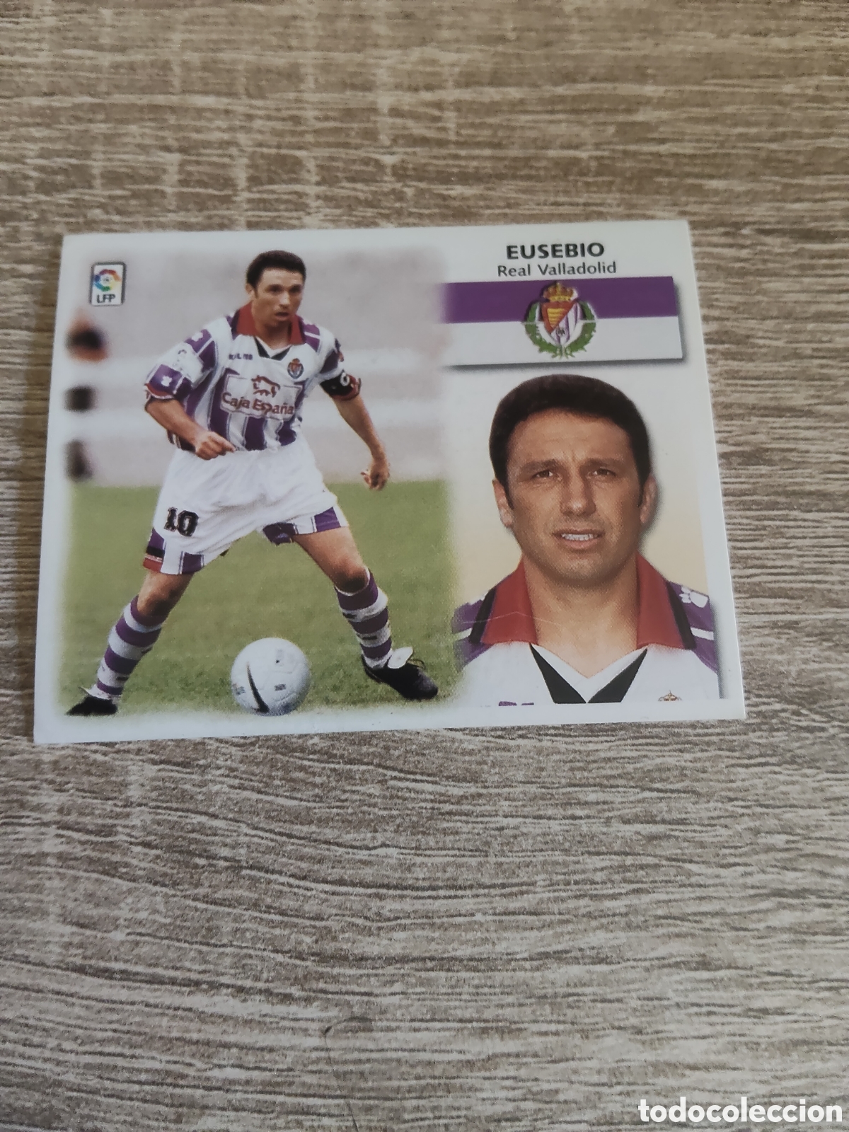 Cromos de f&uacute;tbol: Eusebio Real Valladolid liga 1999 2000 99 00 ediciones este