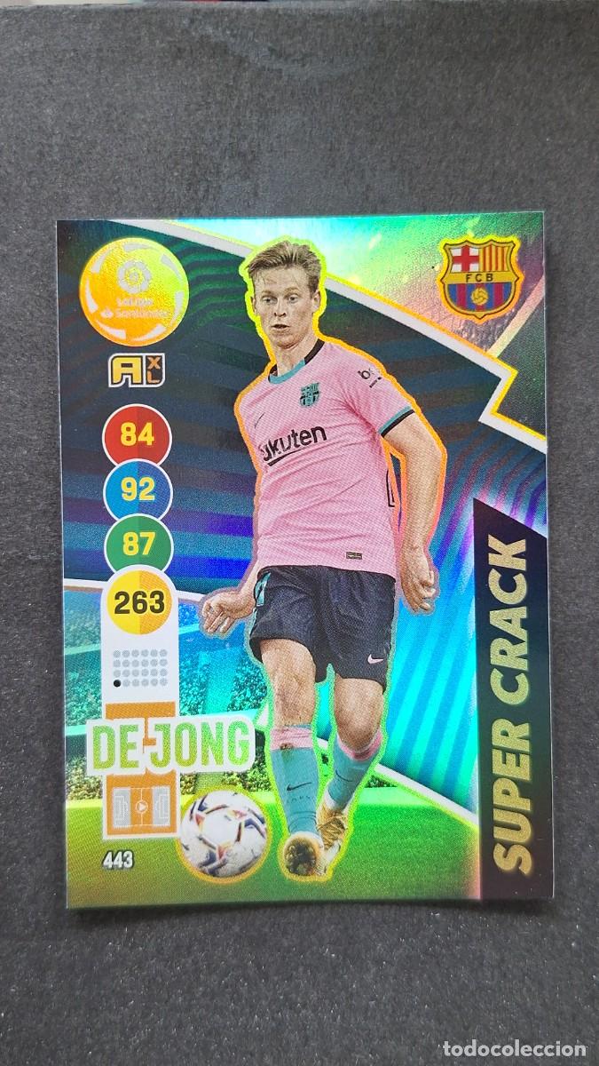 Cromos de f&uacute;tbol: L1 DE JONG F. C. BARCELONA 443 SUPER CRACK PANINI ADRENALYN XL 2020 2021 20 21