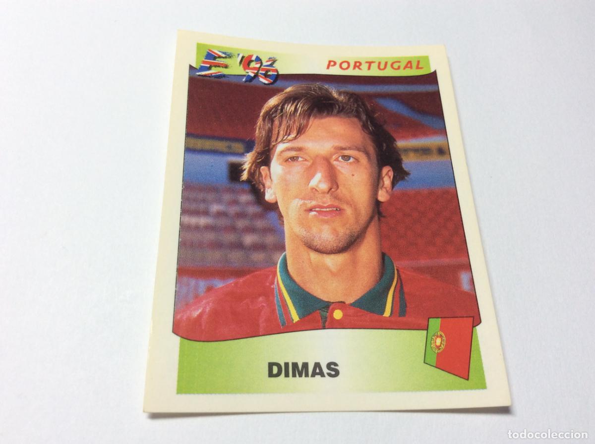 Cromos de f&uacute;tbol: 303 Dimas Portugal UEFA EURO 1996 PANINI