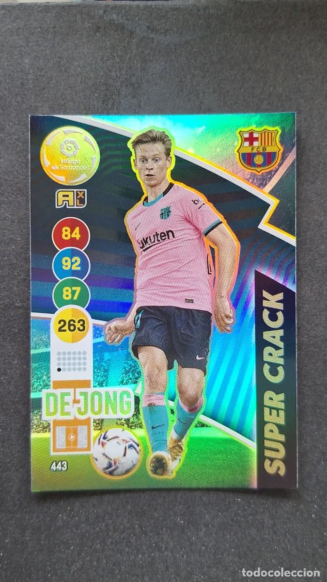 Cromos de f&uacute;tbol: L1 DE JONG F. C. BARCELONA 443 SUPER CRACK PANINI ADRENALYN XL 2020 2021 20 21