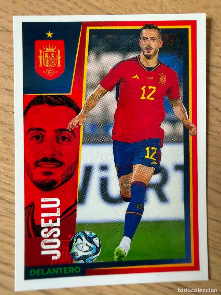 Cromos de f&uacute;tbol: 36 JOSELU VAMOS SELECCION CARREFOUR ESPA&Ntilde;A EURO 2024 24 SIN PEGAR PANINI EUROCOPA STICKER