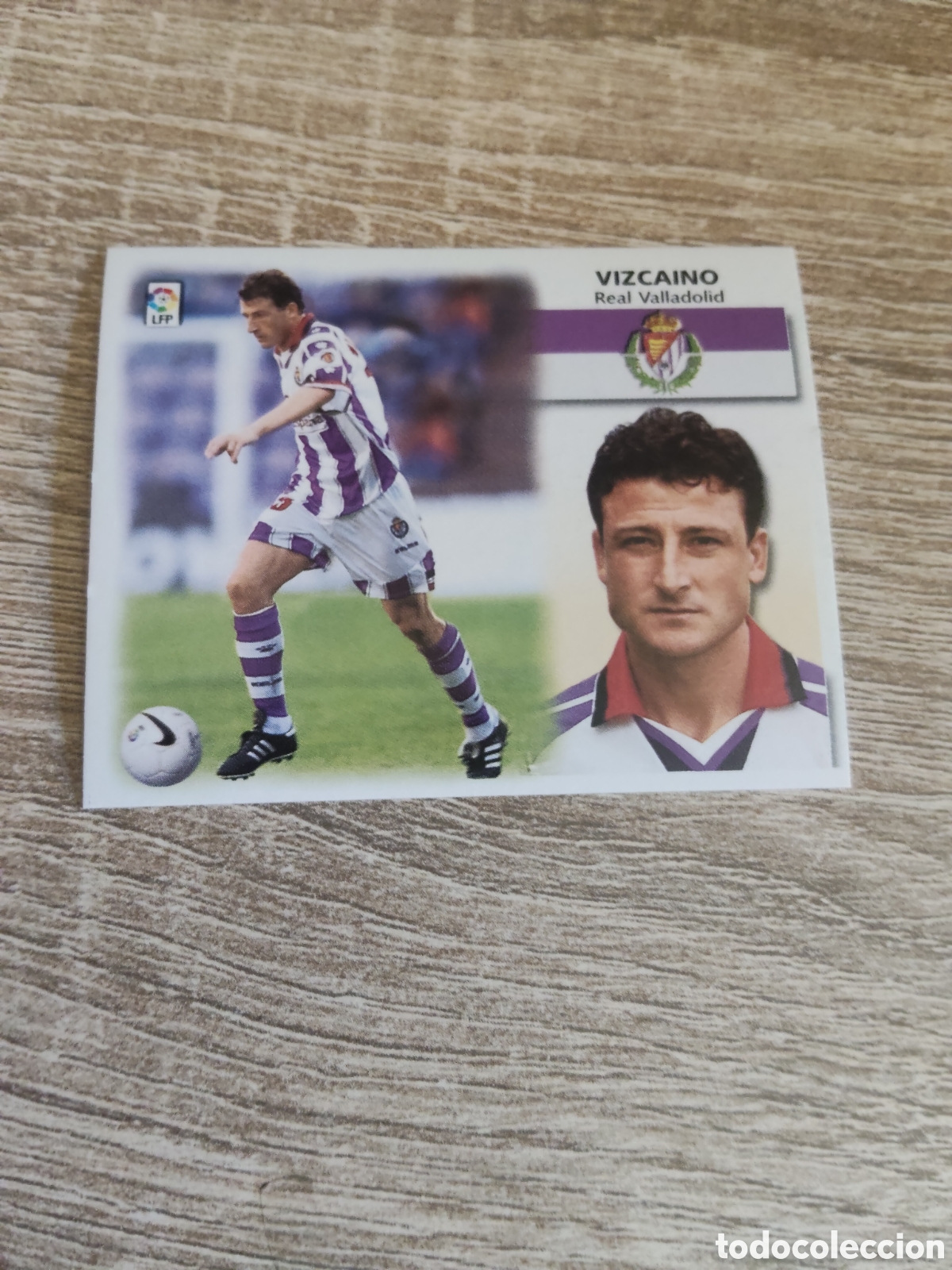 Cromos de f&uacute;tbol: Vizca&iacute;no Real Valladolid liga 1999 2000 99 00 ediciones este