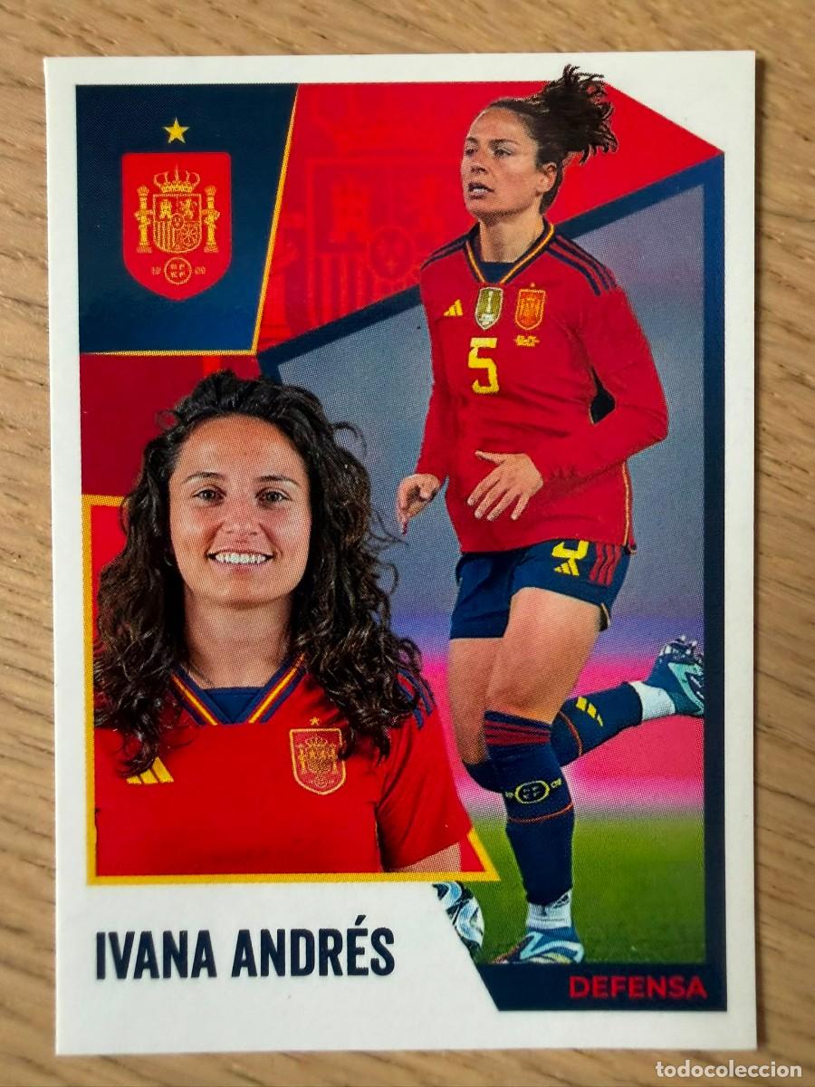 Fu&szlig;ball-Sticker: 46 IVANA ANDRES VAMOS SELECCION CARREFOUR ESPA&Ntilde;A EURO 2024 24 SIN PEGAR PANINI EUROCOPA STICKER