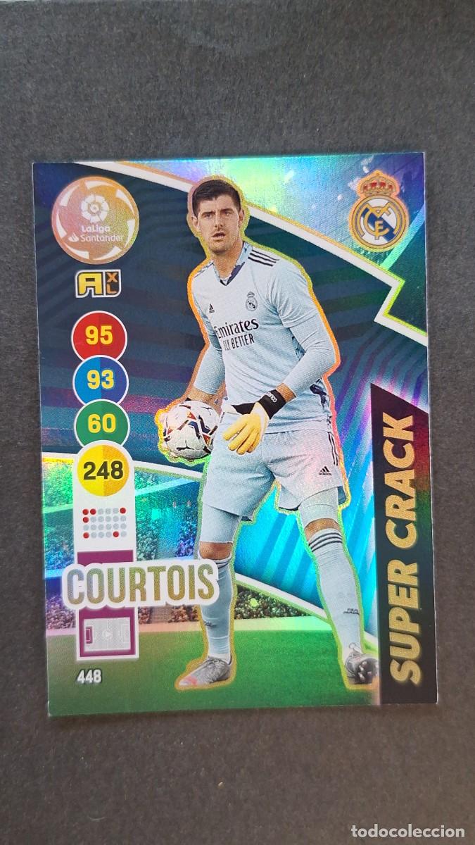 Cromos de f&uacute;tbol: L1 COURTOIS REAL MADRID 448 SUPER CRACK PANINI ADRENALYN XL 2020 2021 20 21