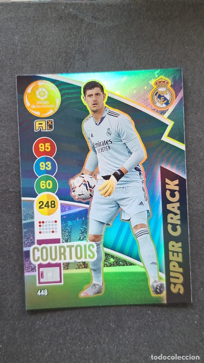 Cromos de f&uacute;tbol: L1 COURTOIS REAL MADRID 448 SUPER CRACK PANINI ADRENALYN XL 2020 2021 20 21