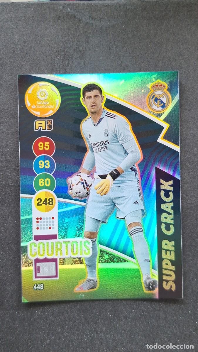 Cromos de f&uacute;tbol: L1 COURTOIS REAL MADRID 448 SUPER CRACK PANINI ADRENALYN XL 2020 2021 20 21