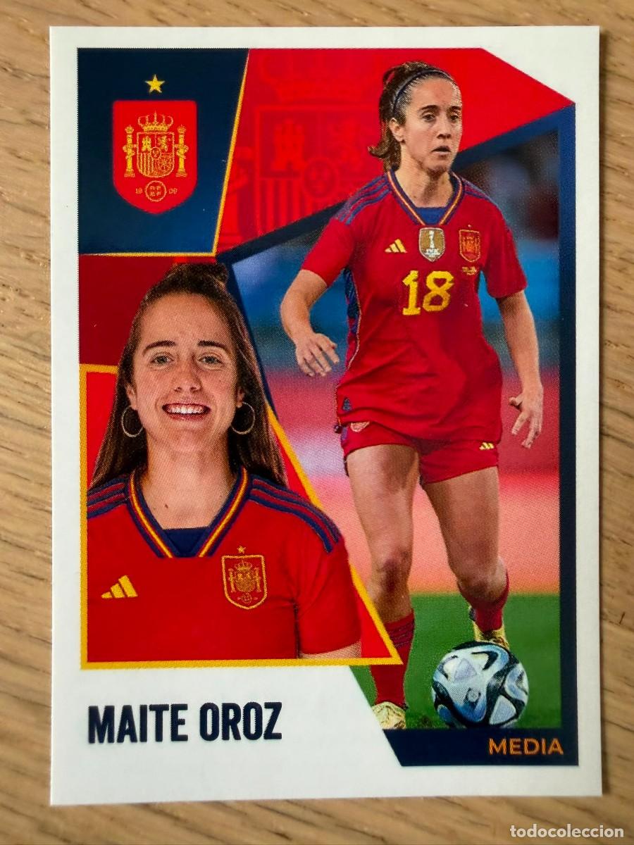 Cromos de f&uacute;tbol: 52 MAITE OROZ VAMOS SELECCION CARREFOUR ESPA&Ntilde;A EURO 2024 24 SIN PEGAR PANINI EUROCOPA STICKER