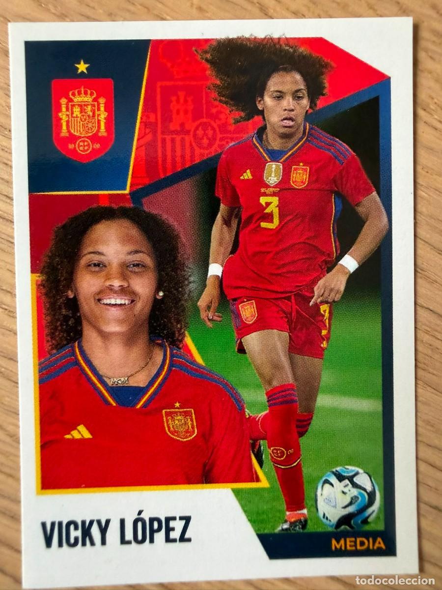 Cromos de f&uacute;tbol: 57 VICKY LOPEZ VAMOS SELECCION CARREFOUR ESPA&Ntilde;A EURO 2024 24 SIN PEGAR PANINI EUROCOPA STICKER