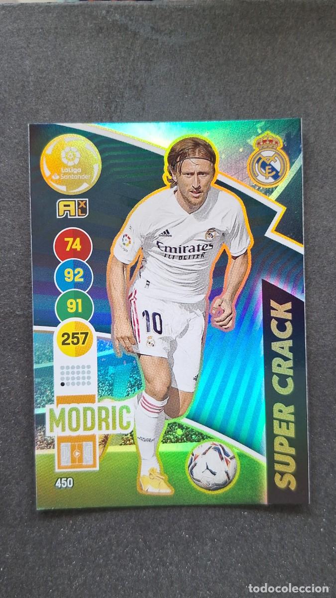 Cromos de f&uacute;tbol: L1 MODRIC REAL MADRID 450 SUPER CRACK PANINI ADRENALYN XL 2020 2021 20 21