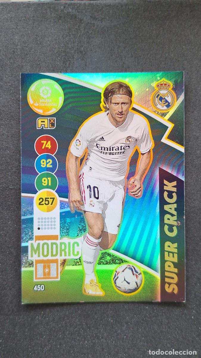 Cromos de f&uacute;tbol: L1 MODRIC REAL MADRID 450 SUPER CRACK PANINI ADRENALYN XL 2020 2021 20 21