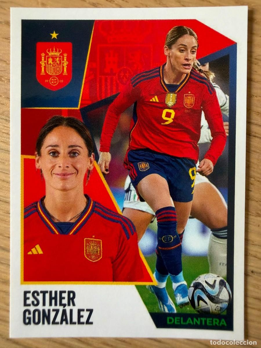 Cromos de f&uacute;tbol: 61 ESTHER GONZALEZ VAMOS SELECCION CARREFOUR ESPA&Ntilde;A EURO 2024 24 SIN PEGAR PANINI EUROCOPA STICKER
