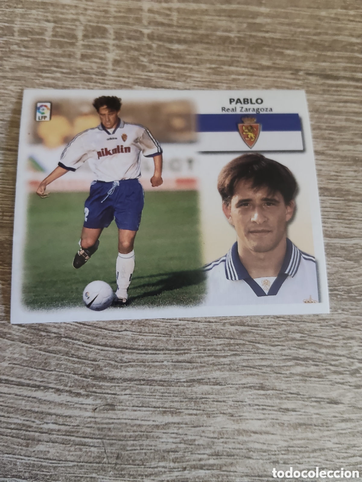 Figurine di Calcio: Pablo Real Zaragoza liga 1999 2000 99 00 ediciones este