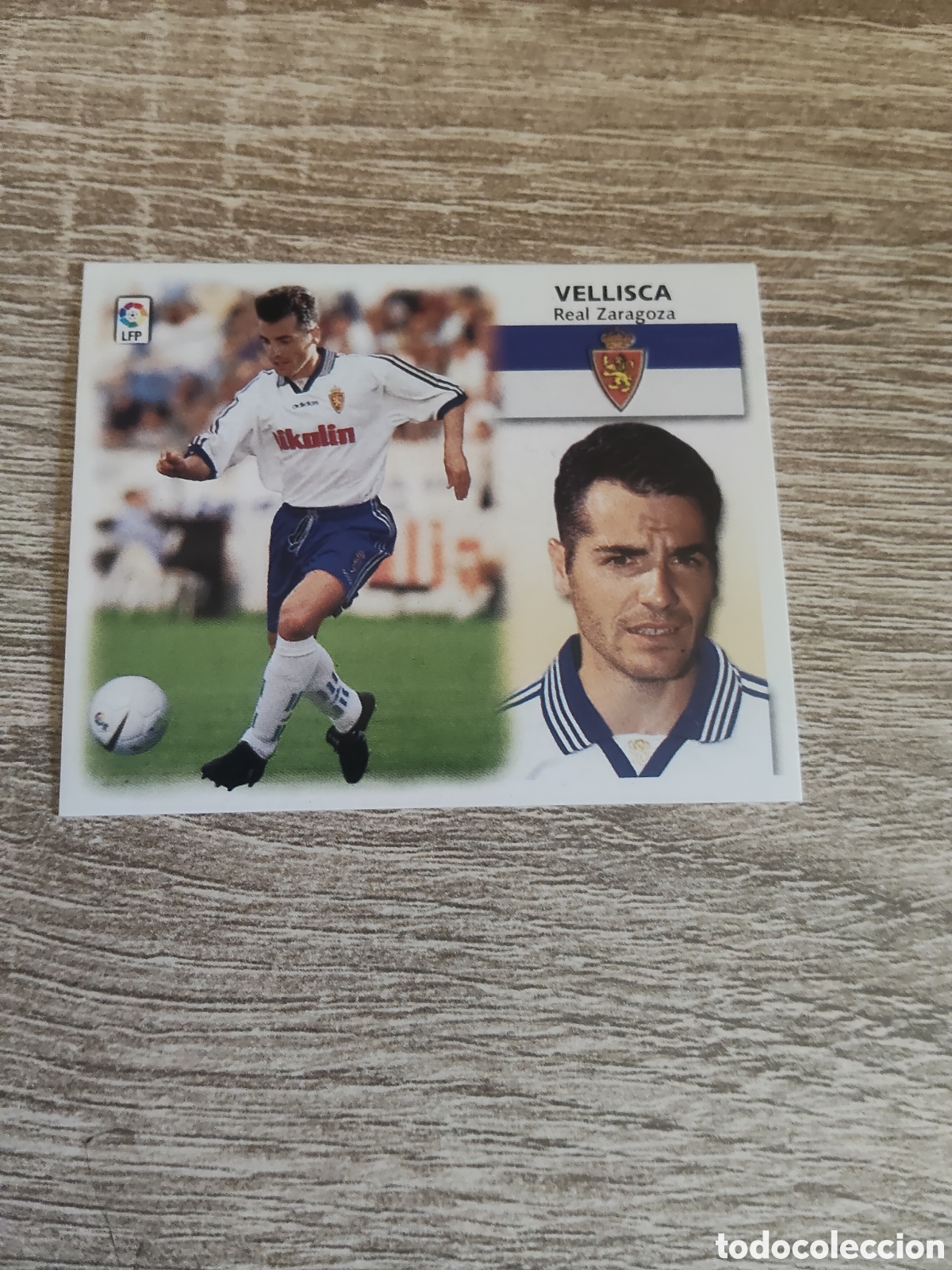 Figurine di Calcio: Vellisca Real Zaragoza liga 1999 2000 99 00 ediciones este