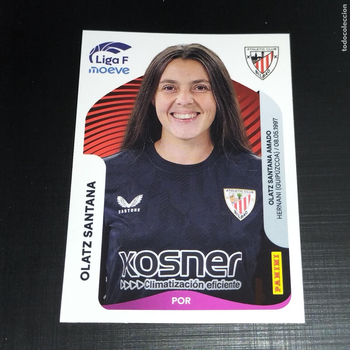 Cromos de Futebol: 25 OLATZ SANTANA ATHLETIC BILBAO CROMOS LIGA F MOEVE FEMENINA PANINI 2025 2026 25 26