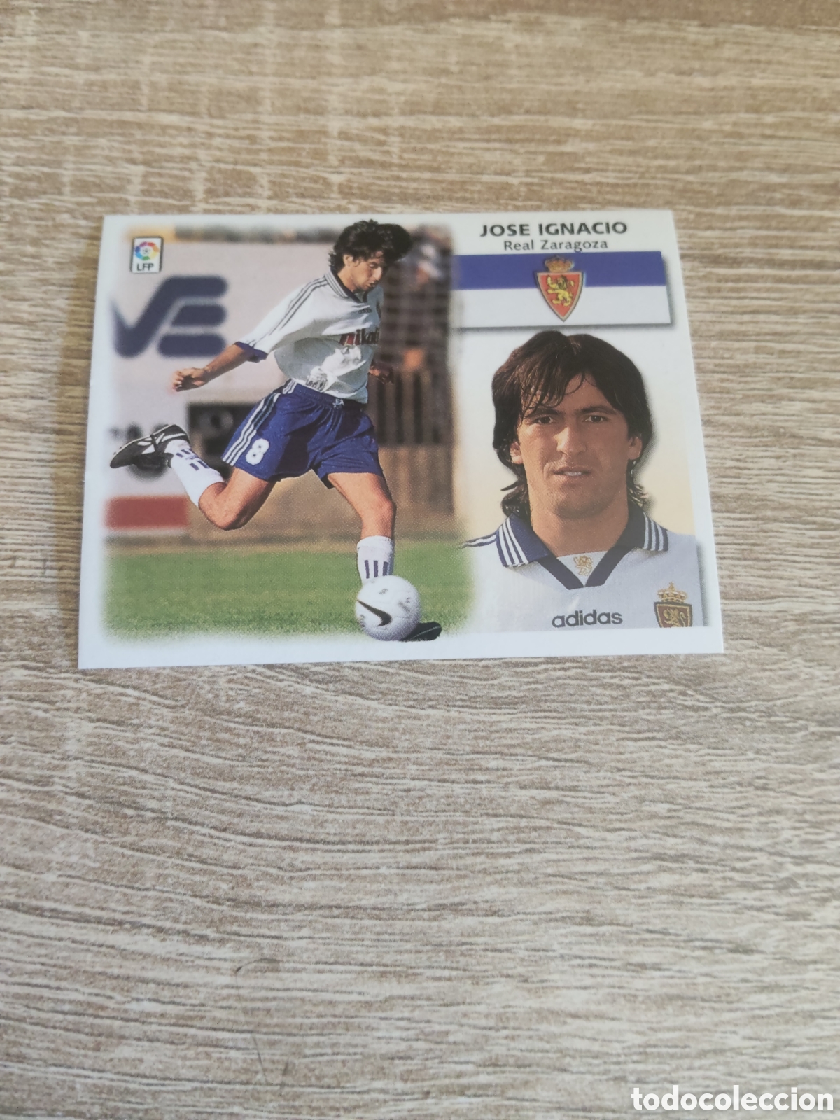 Cromos de Futebol: Jos&eacute; Ignacio Real Zaragoza liga 1999 2000 99 00 ediciones este