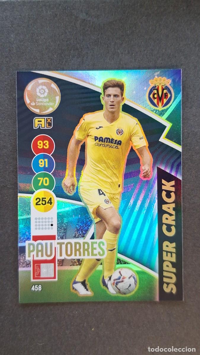 Cromos de f&uacute;tbol: L1 PAU TORRES VILLARREAL C. F. 458 SUPER CRACK PANINI ADRENALYN XL 2020 2021 20 21