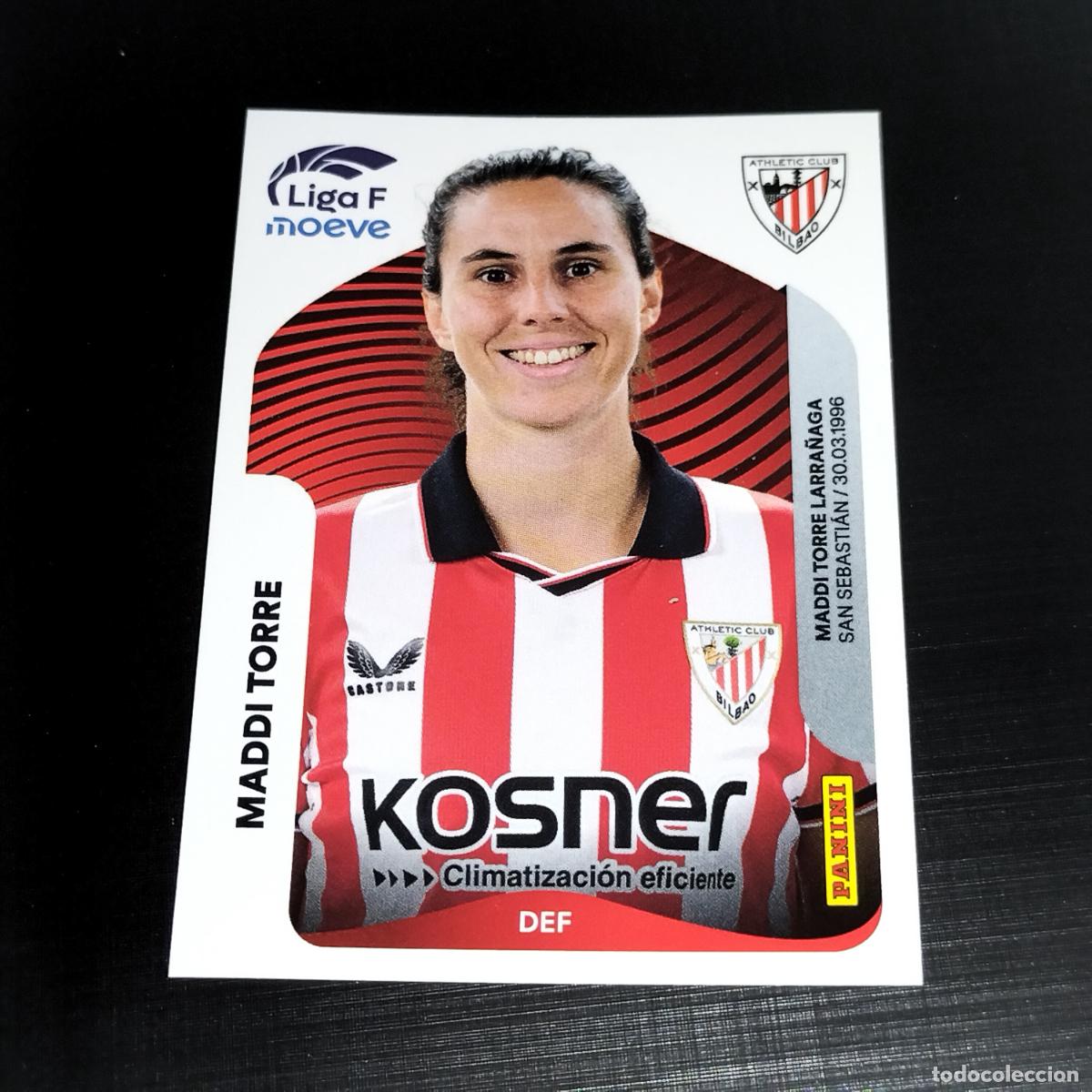 Cromos de f&uacute;tbol: 27 MADDI TORRE ATHLETIC BILBAO CROMOS LIGA F MOEVE FEMENINA PANINI 2025 2026 25 26
