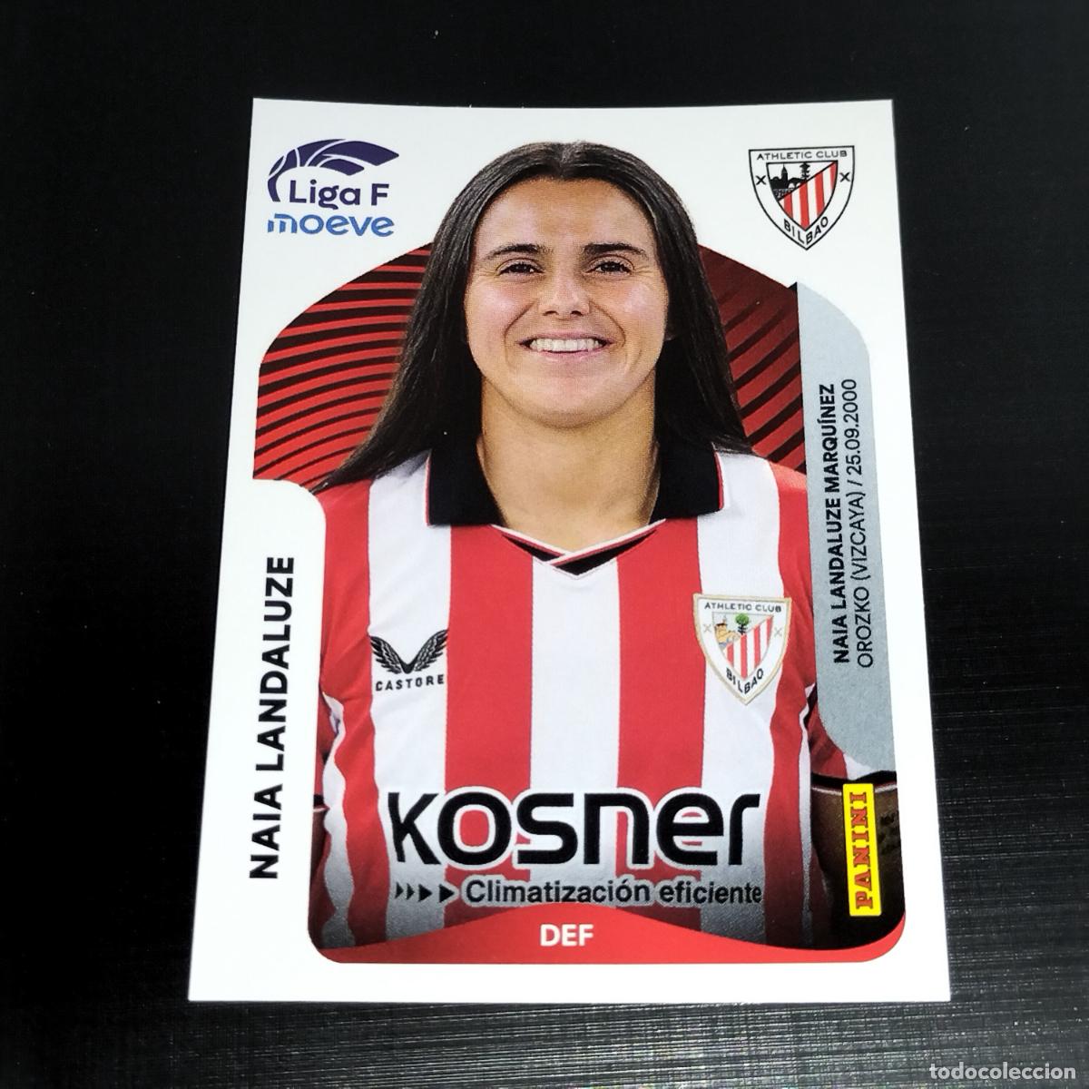 Cromos de f&uacute;tbol: 29 A NAIA LANDALUZE ATHLETIC BILBAO CROMOS LIGA F MOEVE FEMENINA PANINI 2025 2026 25 26
