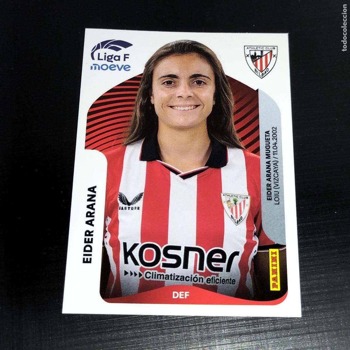 Cromos de f&uacute;tbol: 29 B EIDER ARANA ATHLETIC BILBAO CROMOS LIGA F MOEVE FEMENINA PANINI 2025 2026 25 26