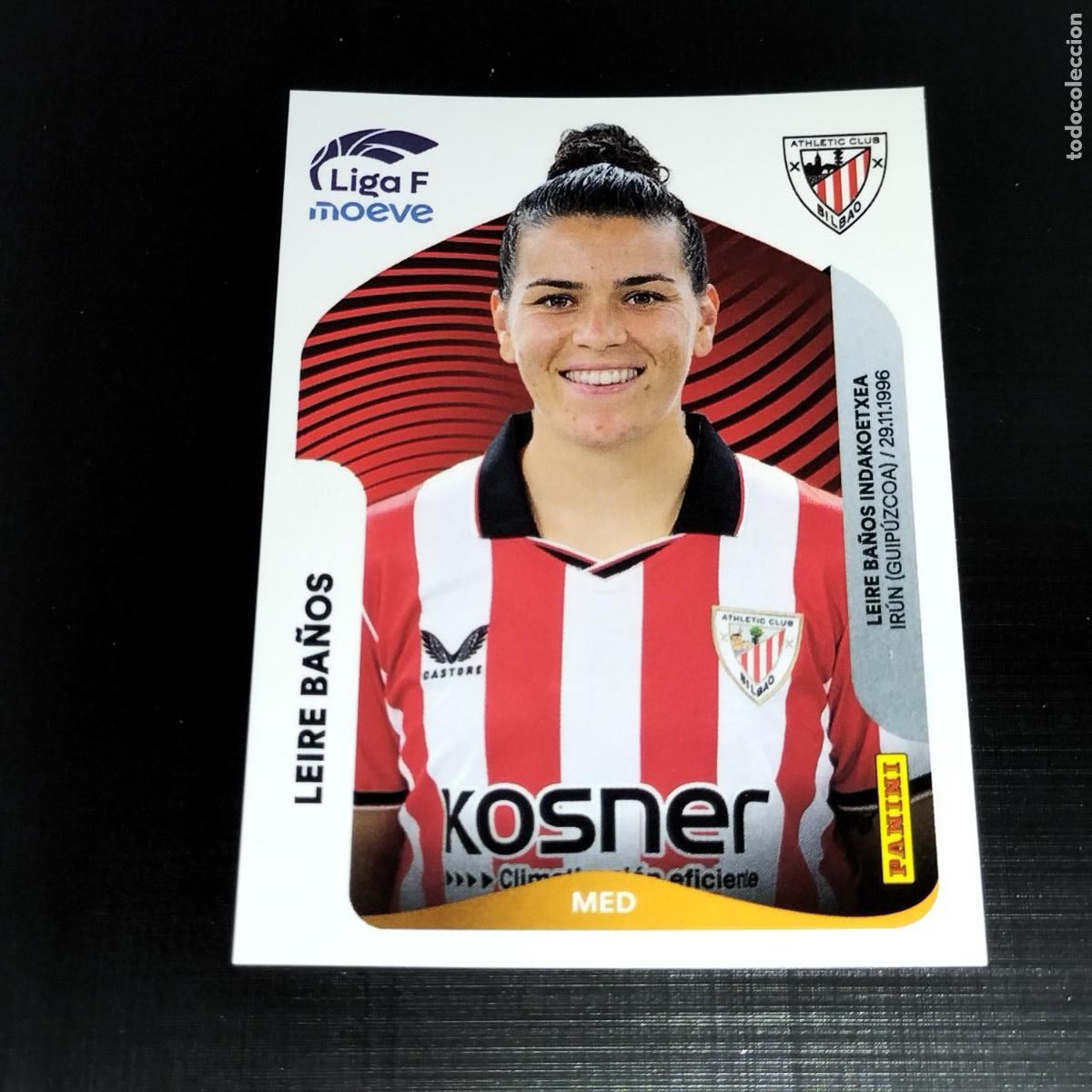 Cromos de f&uacute;tbol: 31 LEIRE BA&Ntilde;OS ATHLETIC BILBAO CROMOS LIGA F MOEVE FEMENINA PANINI 2025 2026 25 26