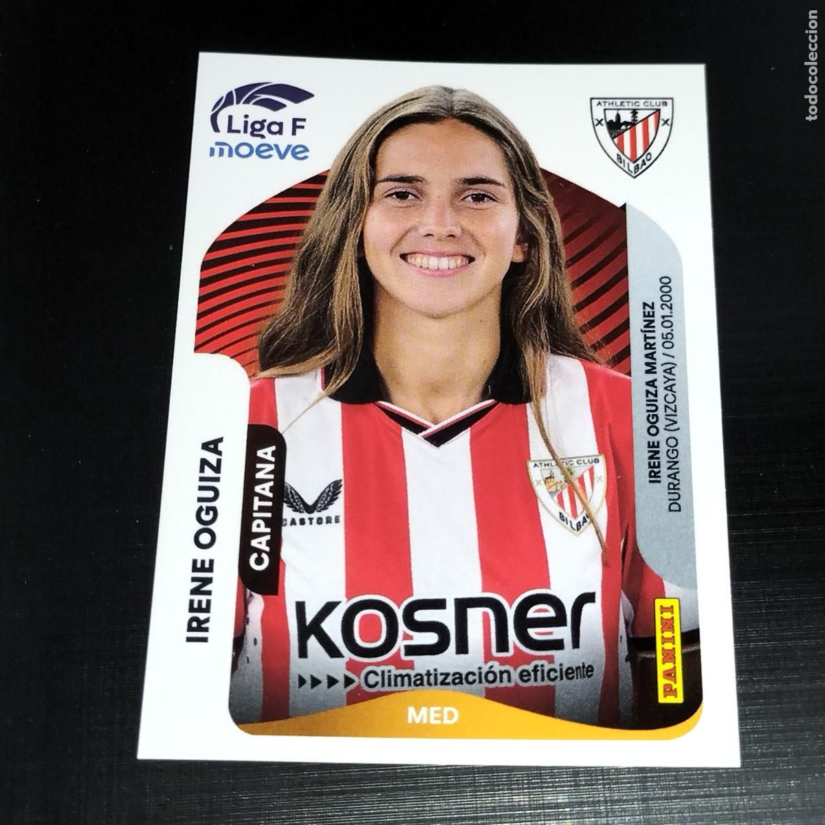 Cromos de f&uacute;tbol: 32 IRENE OGUIZA ATHLETIC BILBAO CROMOS LIGA F MOEVE FEMENINA PANINI 2025 2026 25 26