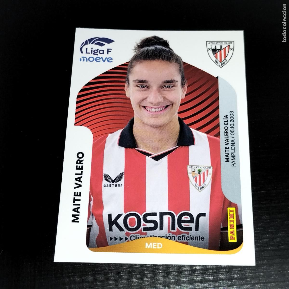 Cromos de f&uacute;tbol: 33 MAITE VALERO ATHLETIC BILBAO CROMOS LIGA F MOEVE FEMENINA PANINI 2025 2026 25 26