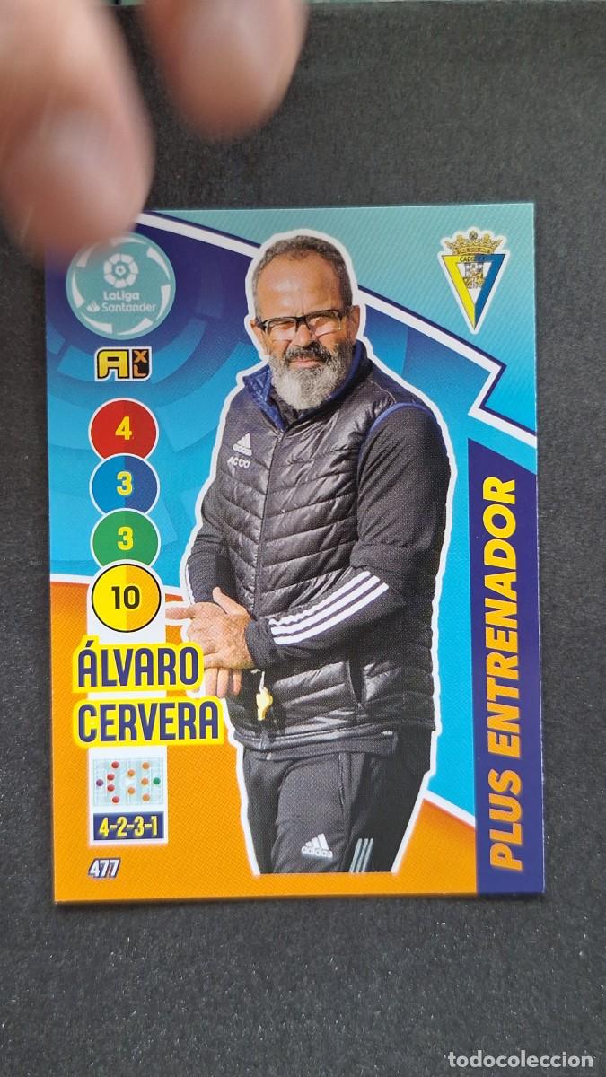 Cromos de f&uacute;tbol: L1 ALVARO CERVERA CADIZ C. F. PLUS ENTRENADOR 477 PANINI ADRENALYN XL 2020 2021 20 21
