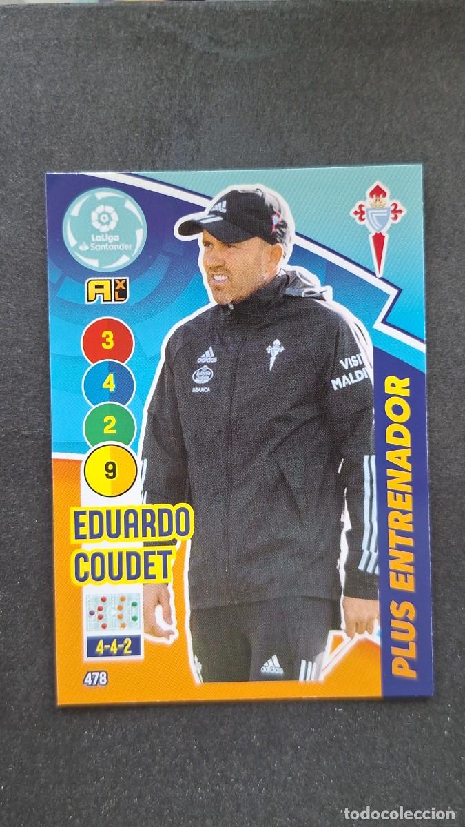 Cromos de f&uacute;tbol: L1 EDUARDO COUDET CELTA DE VIGO PLUS ENTRENADOR 478 PANINI ADRENALYN XL 2020 2021 20 21