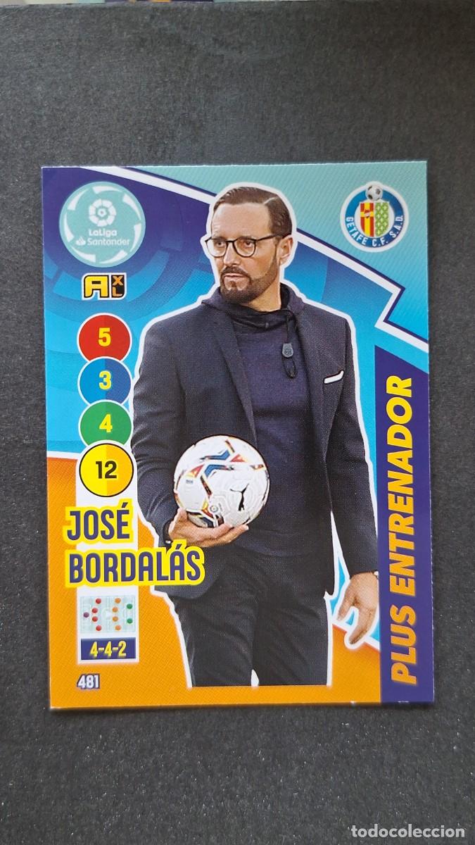 Figurine di Calcio: L1 JOSE BORDALAS GETAFE C. F. PLUS ENTRENADOR 481 PANINI ADRENALYN XL 2020 2021 20 21