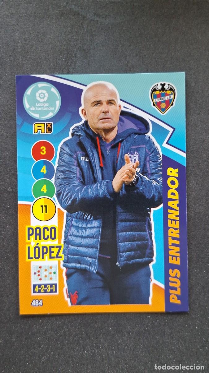 Figurine di Calcio: L1 PACO LOPEZ LEVANTE U. D. PLUS ENTRENADOR 484 PANINI ADRENALYN XL 2020 2021 20 21