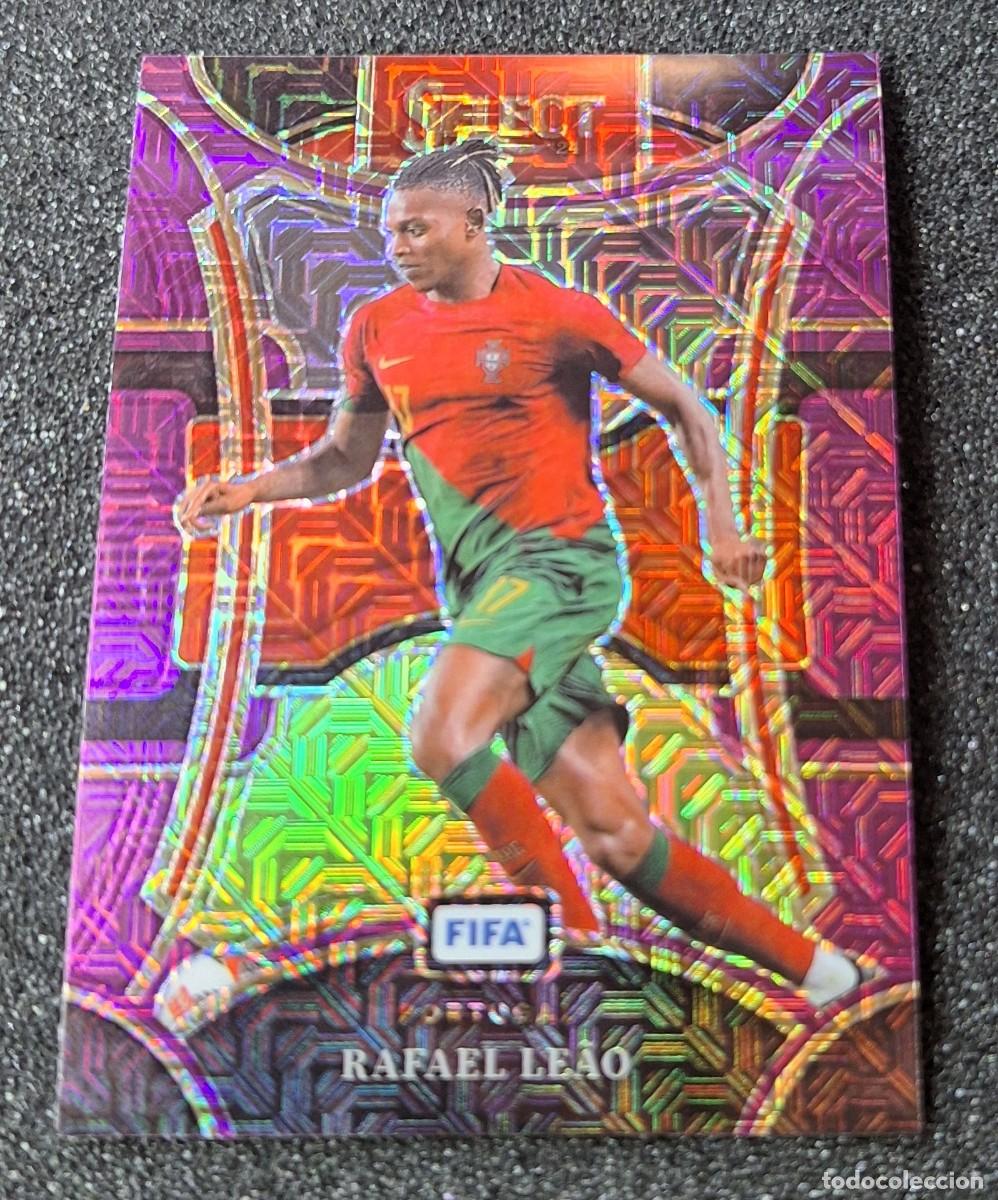 Figurine di Calcio: Rafael Leao Portugal Panini Select Soccer #196 Prizm Mezzanine Purple