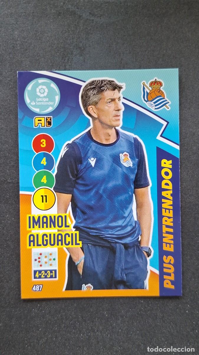 Figurine di Calcio: L1 IMANOL ALGUACIL REAL SOCIEDAD PLUS ENTRENADOR 487 PANINI ADRENALYN XL 2020 2021 20 21