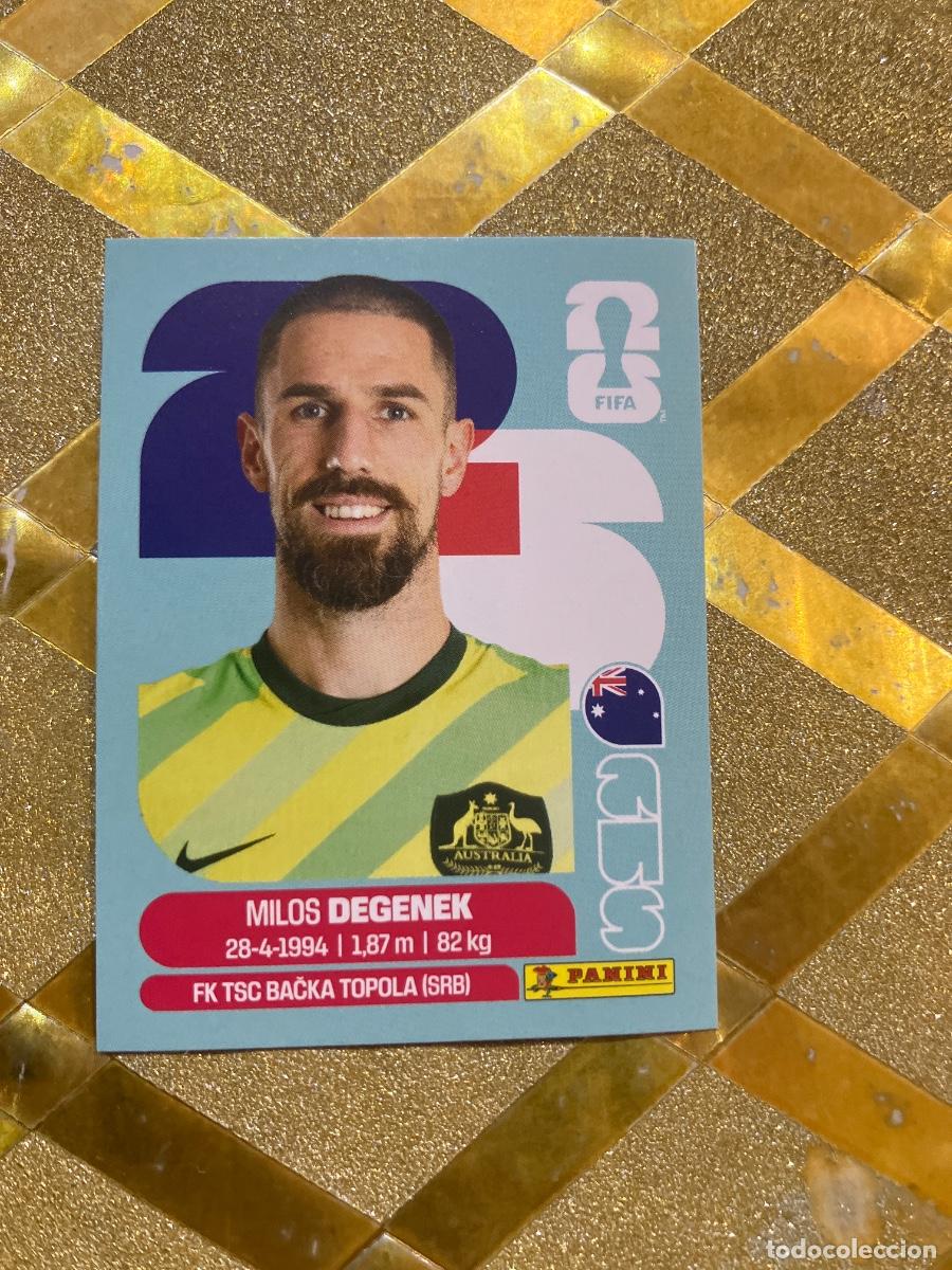 Figurine di Calcio: CROMO DE F&Uacute;TBOL NUMERO AUS 10 MILOS DEGENEK AUSTRALIA MUNDIAL 2026 MEXICO-EEUU-CANADA PANINI !