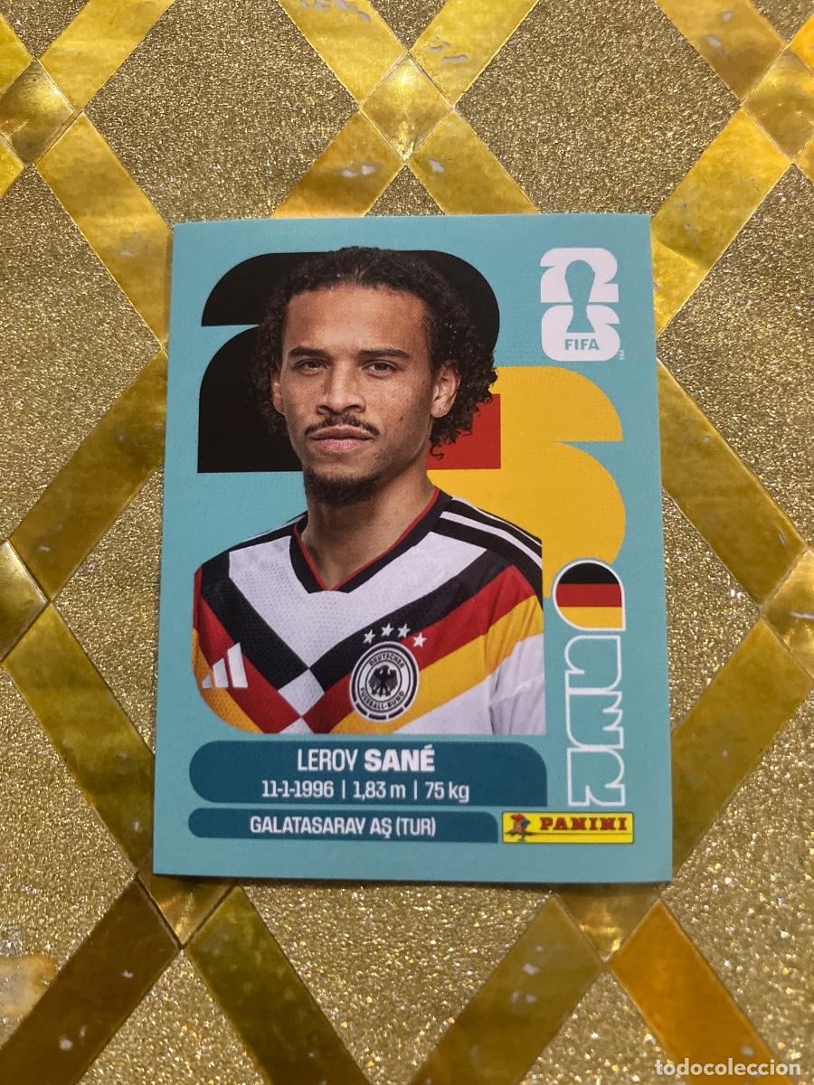 Figurine di Calcio: CROMO DE F&Uacute;TBOL NUMERO GER 18 LEROY SANE ALEMANIA MUNDIAL 2026 MEXICO-EEUU-CANADA PANINI !