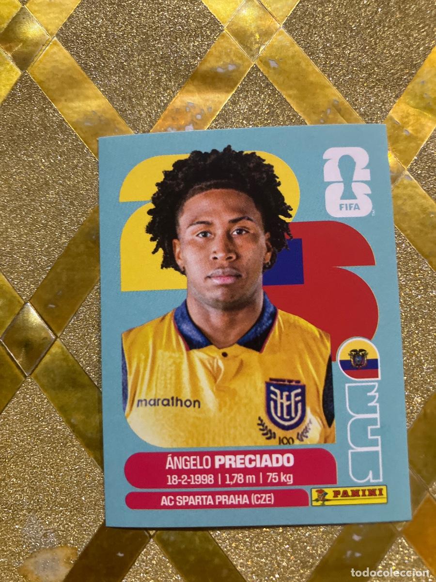 Figurine di Calcio: CROMO DE F&Uacute;TBOL NUMERO ECU 7 ANGELO PRECIADO ECUADOR MUNDIAL 2026 MEXICO-EEUU-CANADA PANINI !