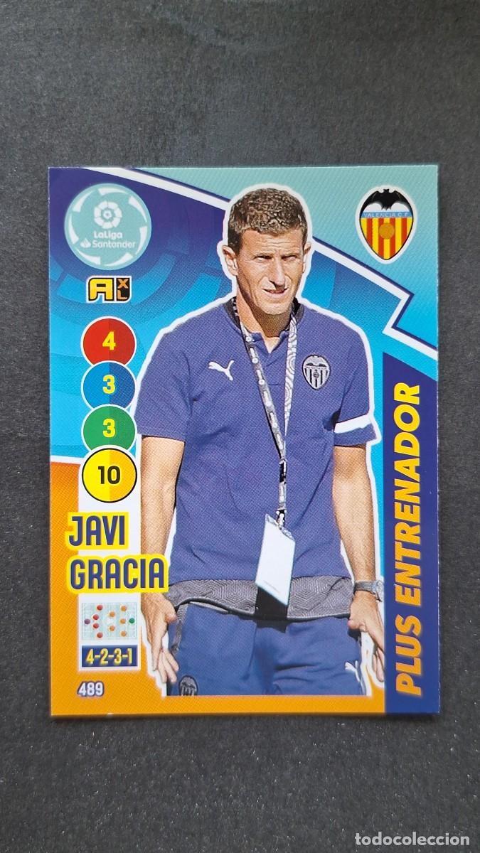 Figurine di Calcio: L1 JAVI GRACIA VALENCIA C. F. PLUS ENTRENADOR 489 PANINI ADRENALYN XL 2020 2021 20 21