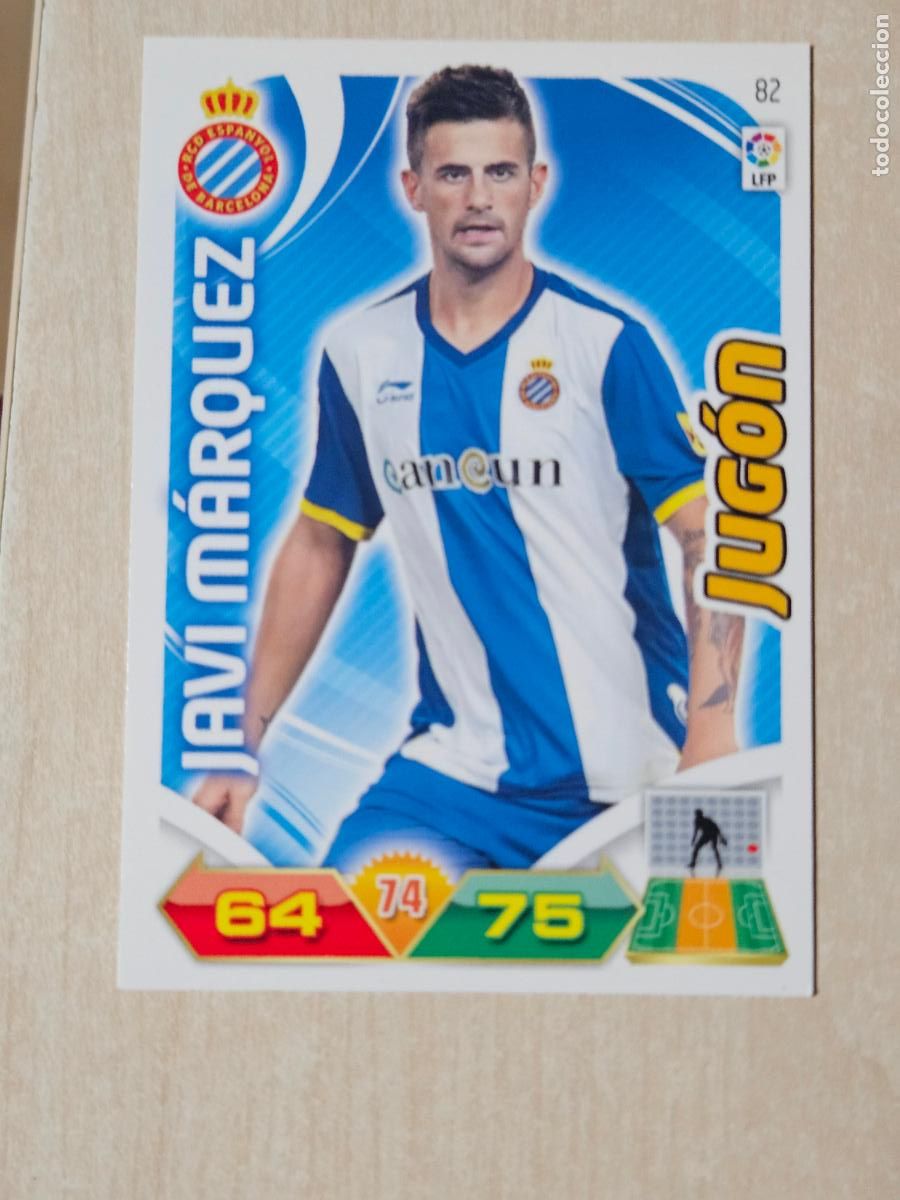 Cromos de f&uacute;tbol: FICHA N&ordm; 82 JAVI MARQUEZ - ADRENALYN 11 12 - PANINI 2011 -12 - CROMO - ESPANYOL