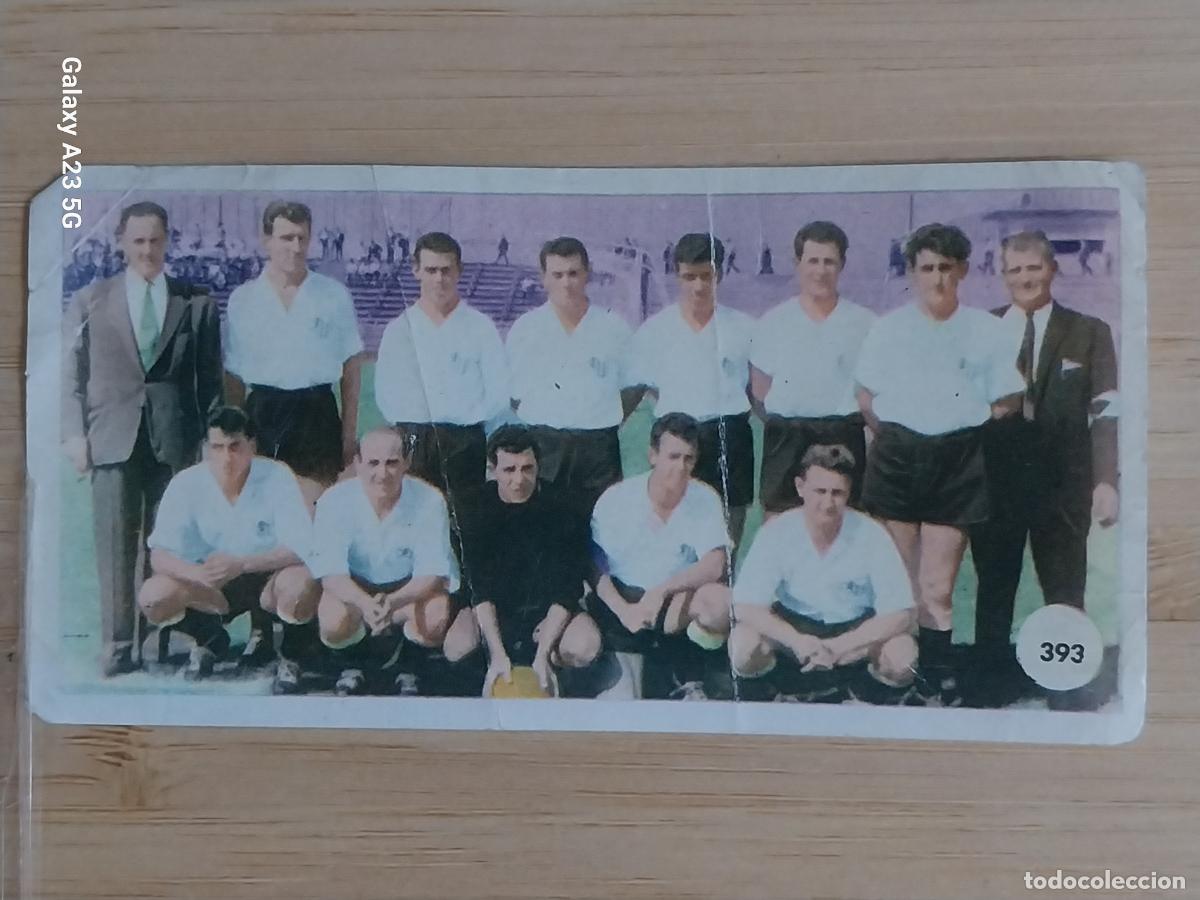 Cromos de f&uacute;tbol: JAUNES D ESCH ALINEACION FUTBOL TEMPORADA 1961 61 62 1962 RUIZ ROMERO CROMO 393 SIN PEGAR NUNCA