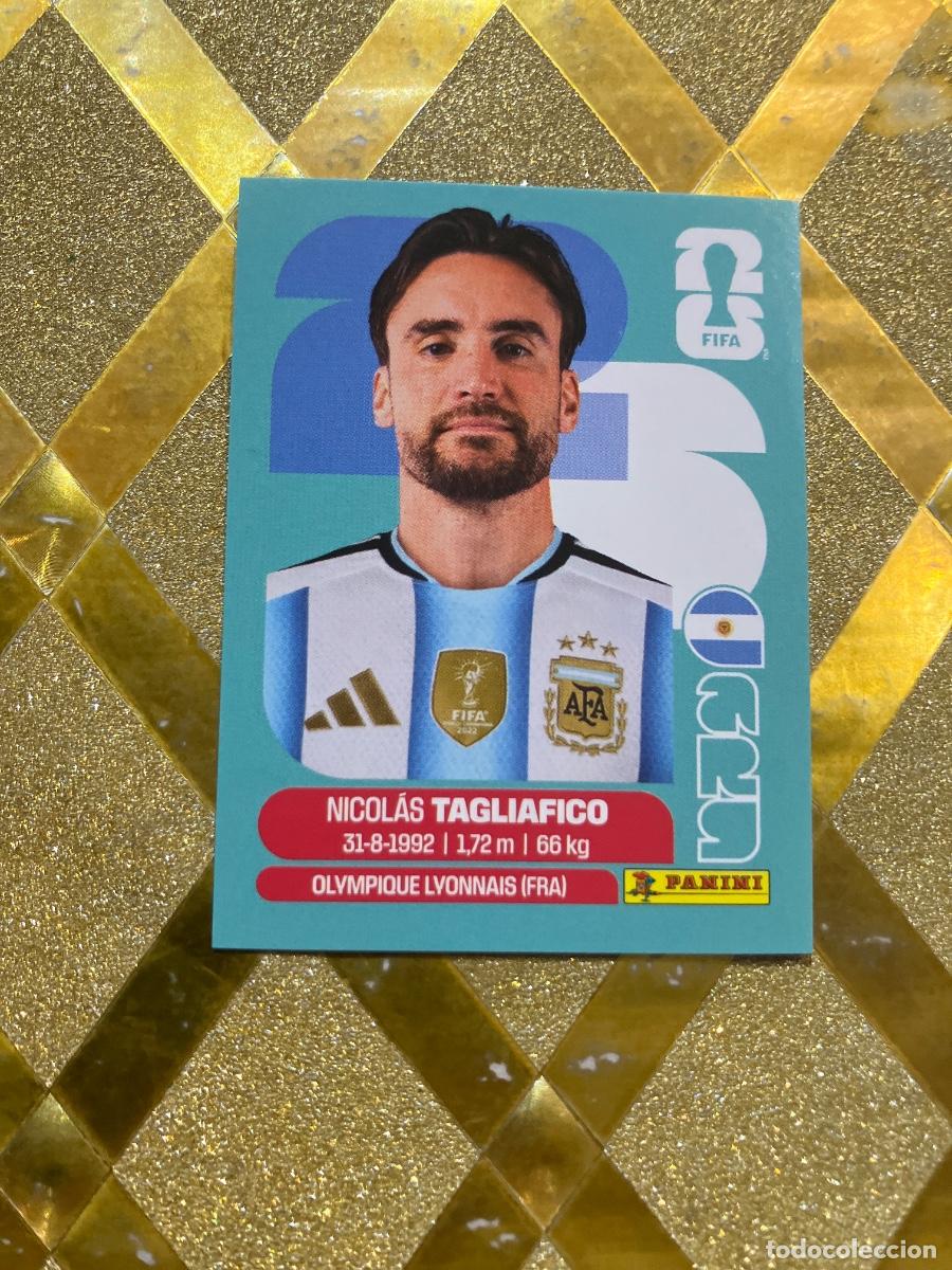 Cromos de f&uacute;tbol: CROMO DE F&Uacute;TBOL NUMERO ARG 6 NICOLAS TAGLIAFICO ARGENTINA MUNDIAL 2026 MEXICO-EEUU-CANADA PANINI !