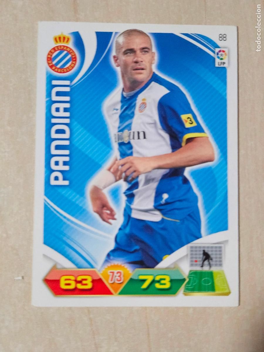 Cromos de f&uacute;tbol: FICHA N&ordm; 88 PANDIANI - ADRENALYN 11 12 - PANINI 2011 -12 - CROMO - ESPANYOL