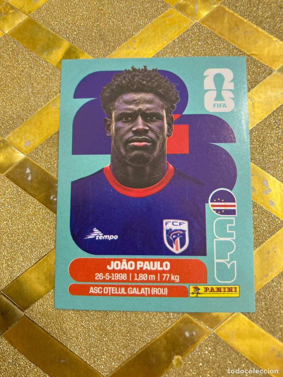 Cromos de f&uacute;tbol: CROMO DE F&Uacute;TBOL NUMERO CPV 8 JOAO PAULO CABO VERDE MUNDIAL 2026 MEXICO-EEUU-CANADA PANINI !