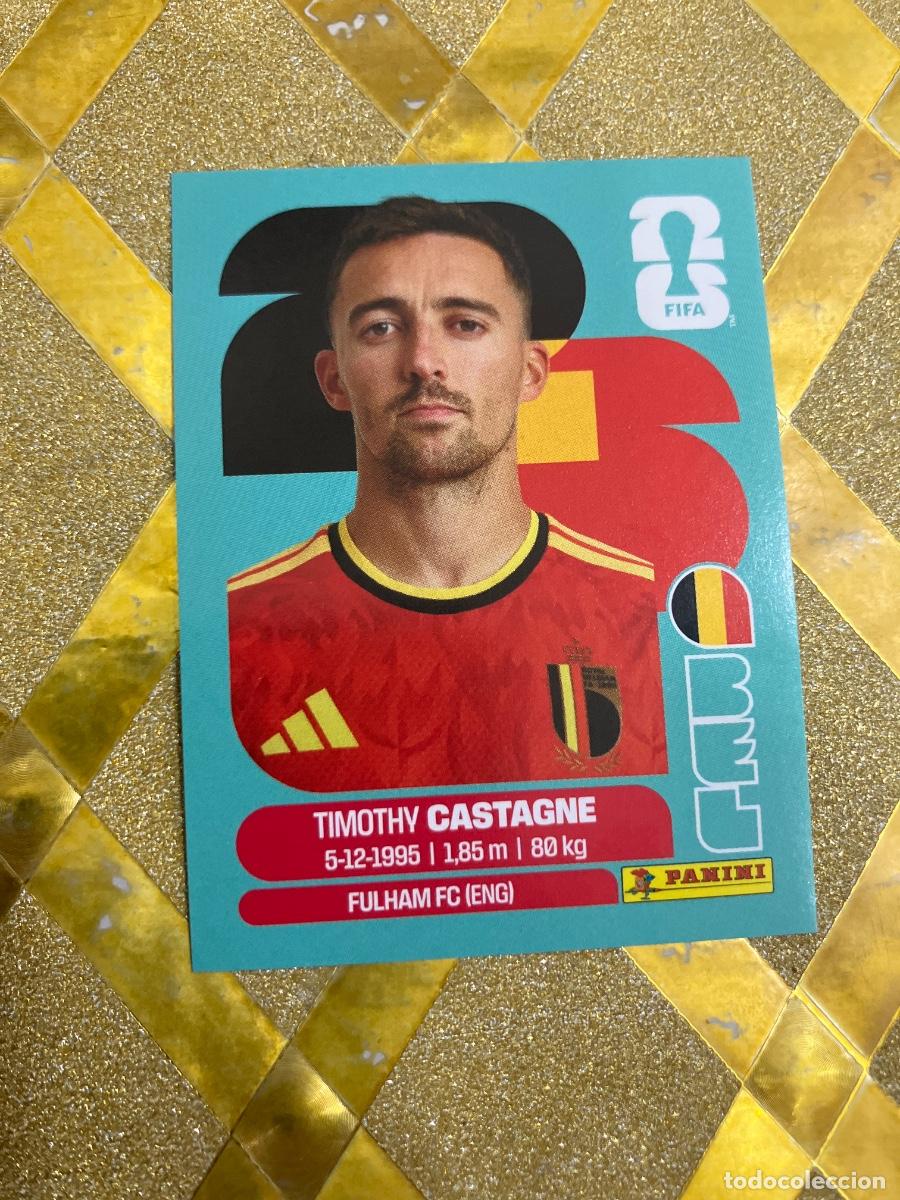 Cromos de f&uacute;tbol: CROMO DE F&Uacute;TBOL NUMERO BEL 4 TIMOTHY CASTAGNE BELGICA MUNDIAL 2026 MEXICO-EEUU-CANADA PANINI !