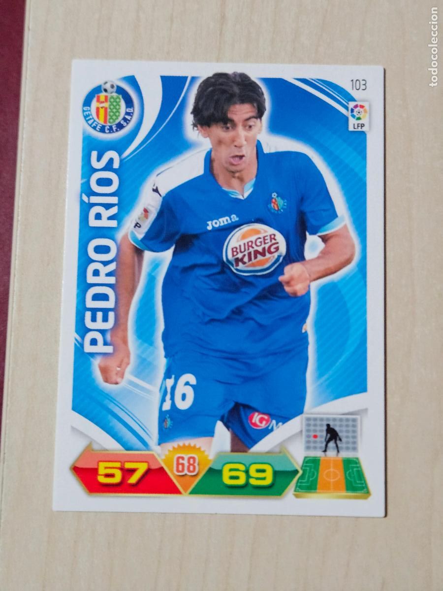 Cromos de f&uacute;tbol: FICHA N&ordm; 103 PEDRO RIOS - ADRENALYN 11 12 - PANINI 2011 -12 - CROMO - GETAFE