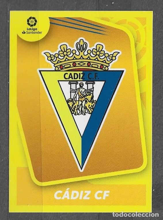 Cromos de f&uacute;tbol: Liga este 21/22 - Escudo - N&ordm; 1 - C&aacute;diz CF
